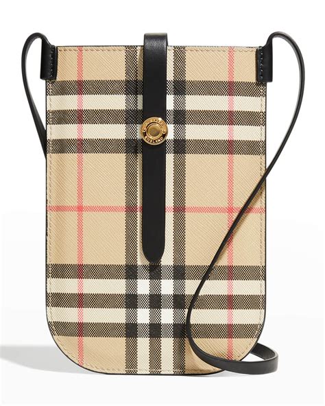 anne phone crossbody bag burberry|Burberry Anne Vintage Check Phone Crossbody Bag .